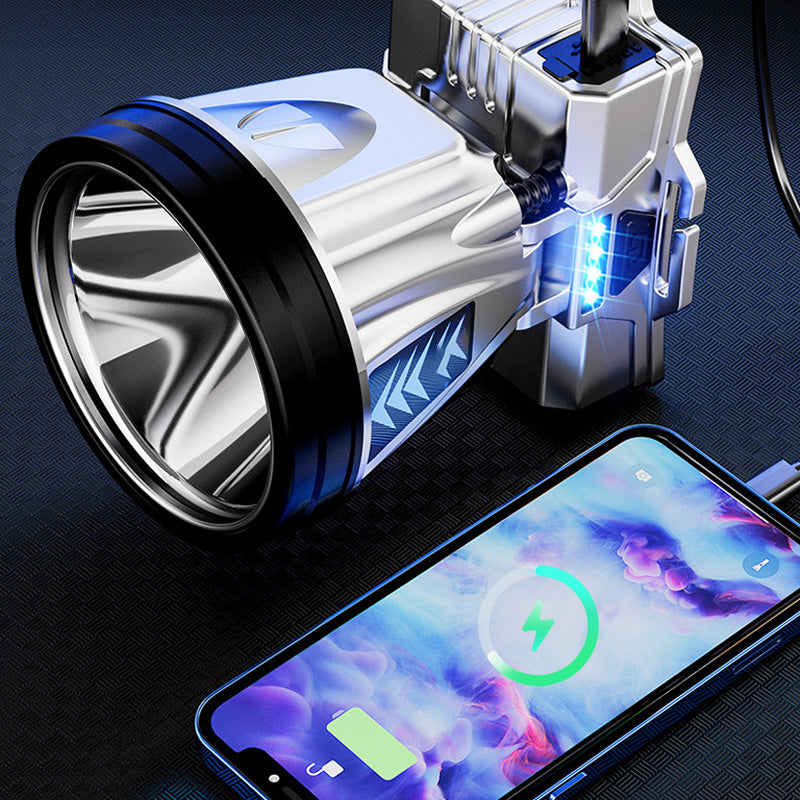 Lampe frontale rechargeable super brillante