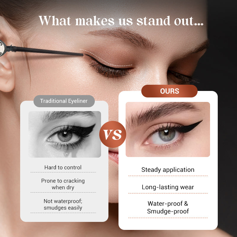 💖KÖP 1 FÅ 1 GRATIS💖Långvarigt vattenfast eyelinerpuder