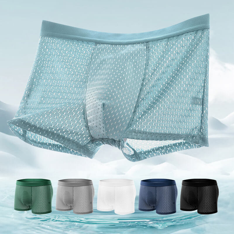 Ice Silk Cool mesh boxershorts🔥Köp 2 få 1 gratis (3 st)