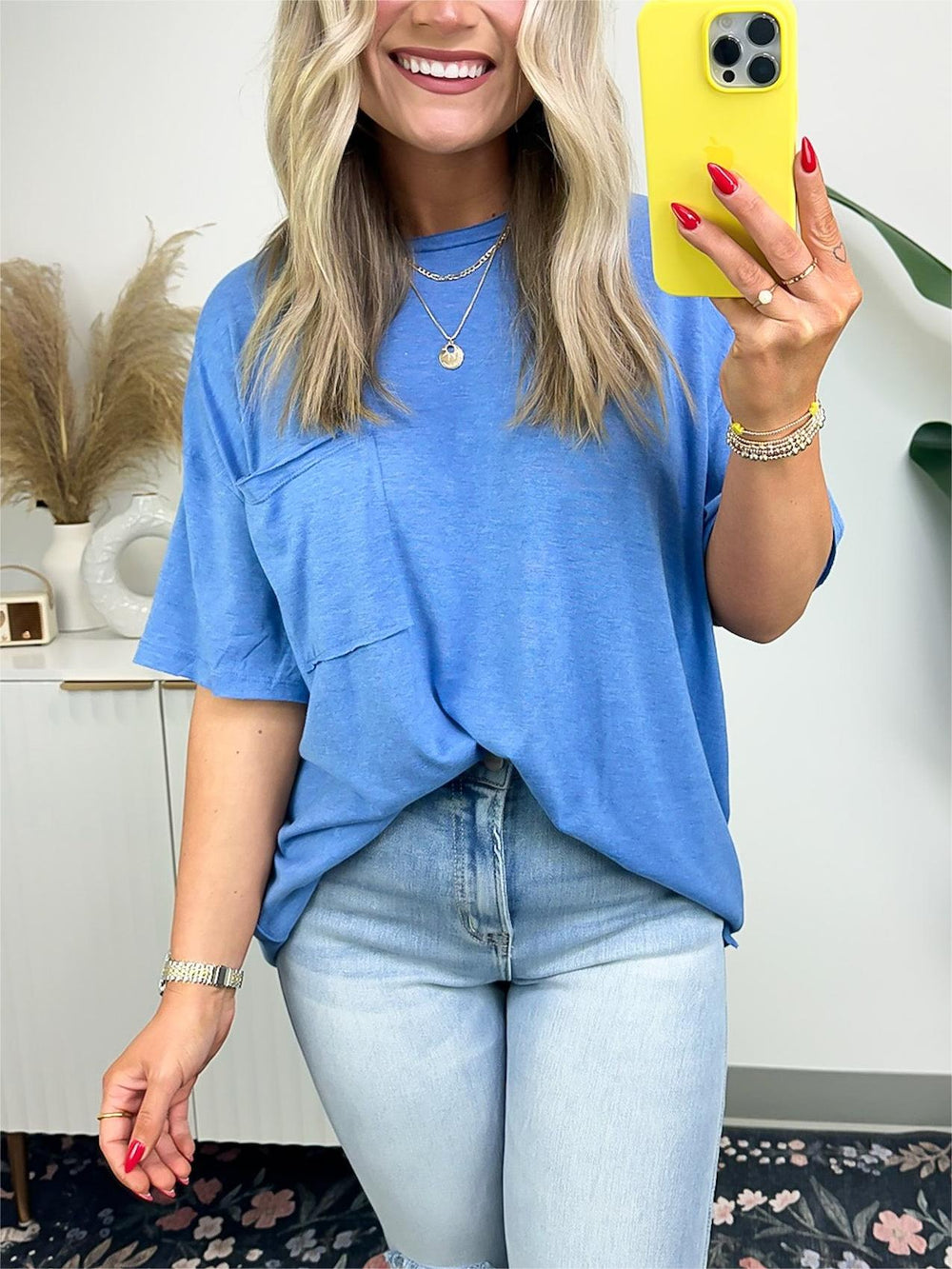 🌞2025 Sommer Neu💕Damen Raw Edge Boxy Tee