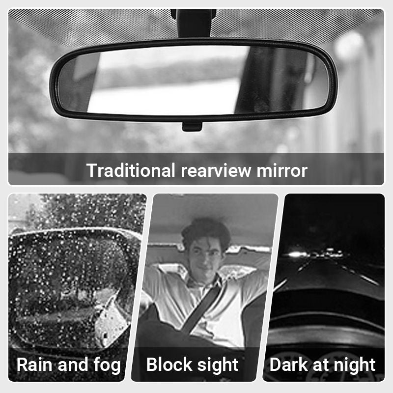 12" 4K elülső és hátsó HD éjjellátó autós kamera