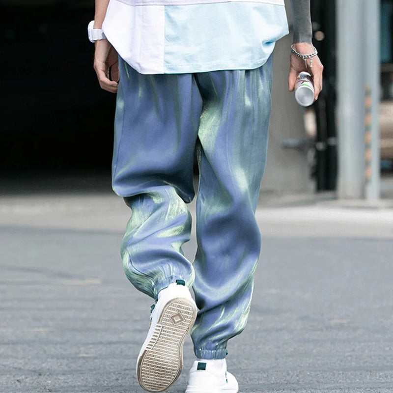Reflektierende entspannte Fit -Casual -Joggerhosen von Männern von Männern