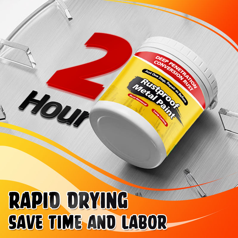 🔥Wyprzedaż producenta ze stratą🔥Farba do metalu odporna na rdzę - środek do usuwania rdzy