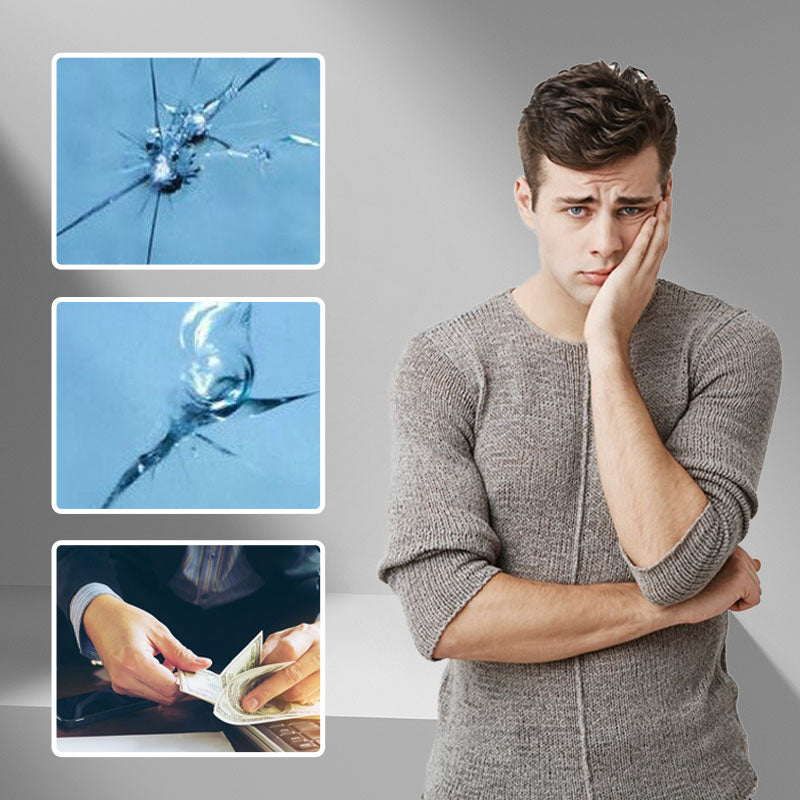 Nopeasti vaikuttava auton tuulilasin halkeaman korjauspakkaus