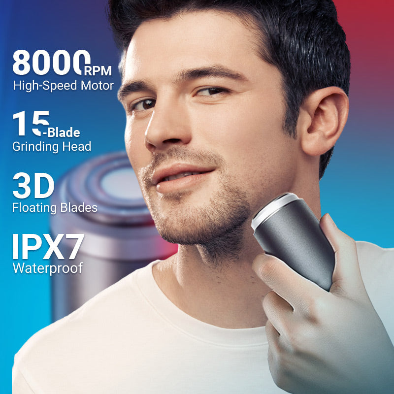 🎁 Kannettava monitoiminen sähköparranajokone