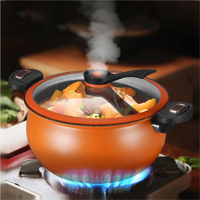 💯VENTE CHAUDE 2025 -50% DE RÉDUCTION🔥Autocuiseur micro-pression McRib Stone de grande capacité