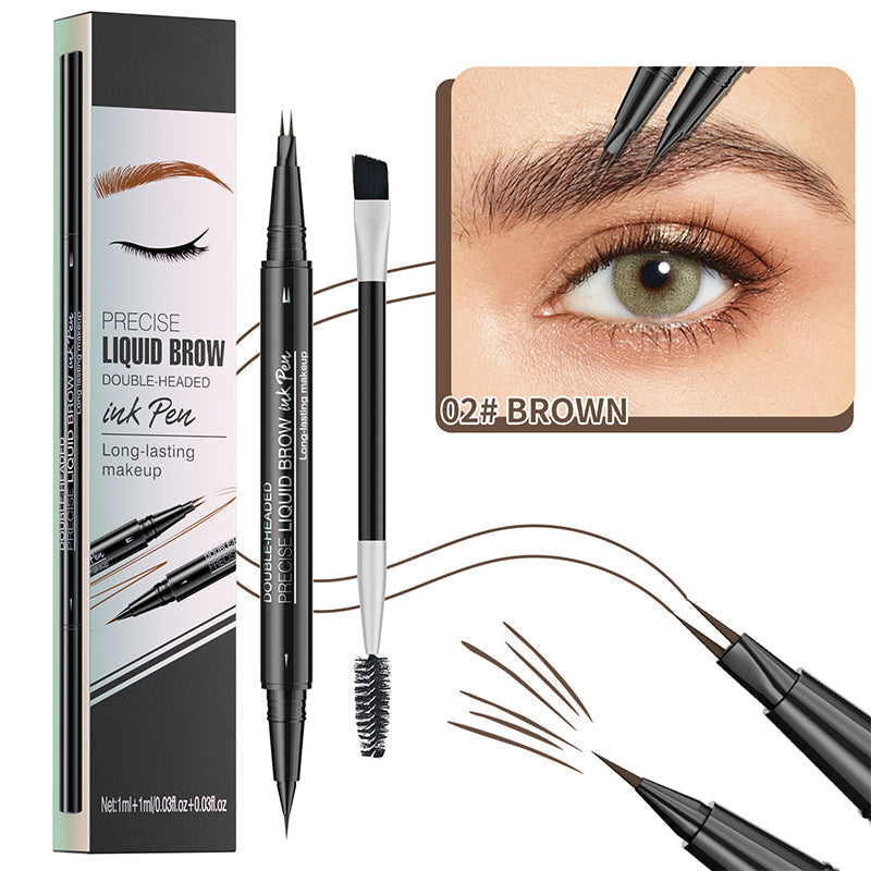 🔥2025 NEW YEAR Sale🔥 2-in-1 Dual-Ended Microblading Eyebrow Pen