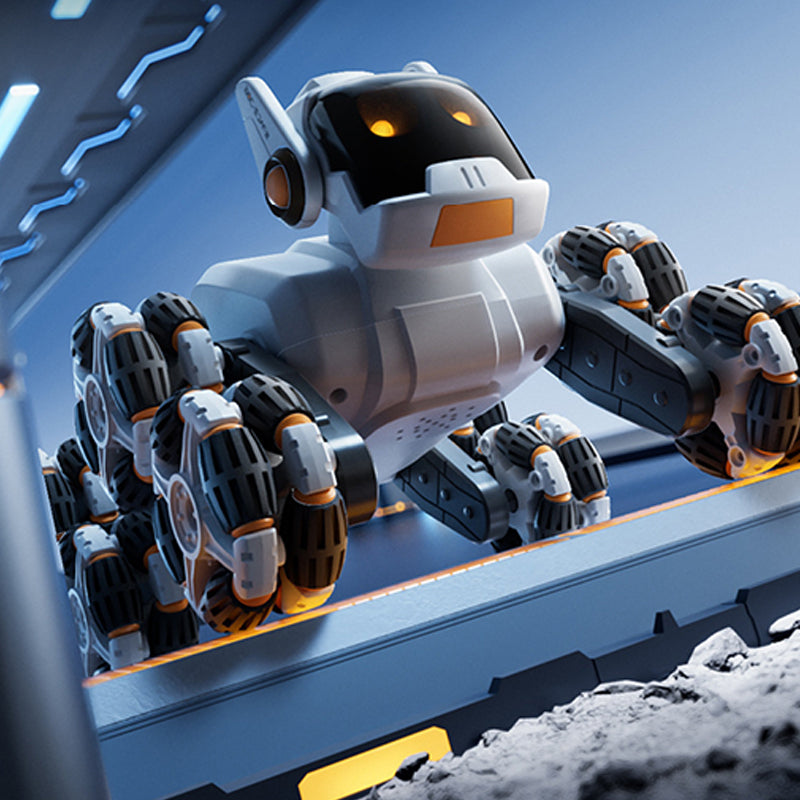 Kaukosäädin pyörivä robotin koiran lelu
