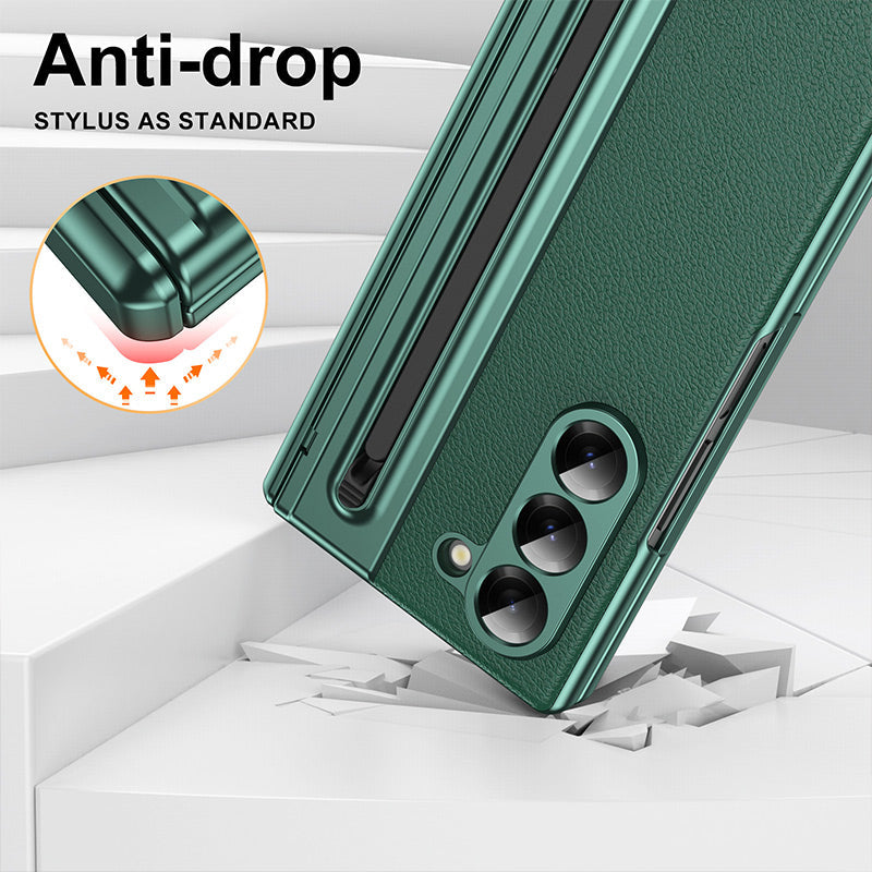 Електропилен кожен калъф за сгъване с слот за писалка за z сгъване 3/4/5/6