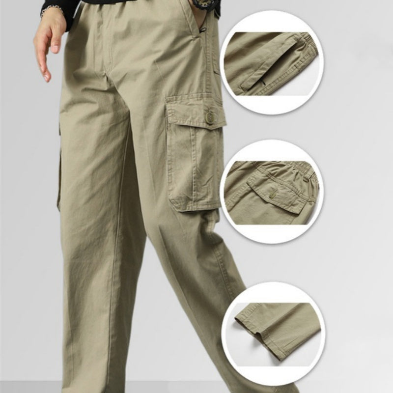 👖2025-ös FORRÓ AKCIÓ 50% KEDVEZMÉNY🔥 Férfi laza szabású, többzsebes, ultra kényelmes cargo nadrág