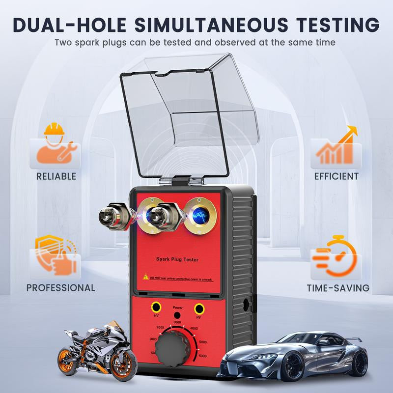 🔥🔥2025 Neue Produkte🎁-Höhere Qualität 👍Zündkerzentester mit doppelter Prüföffnung