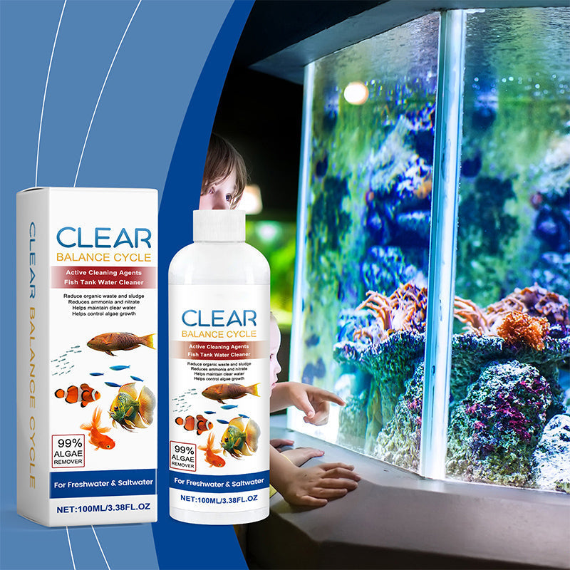 Acqua del serbatoio del pesce potente detergente