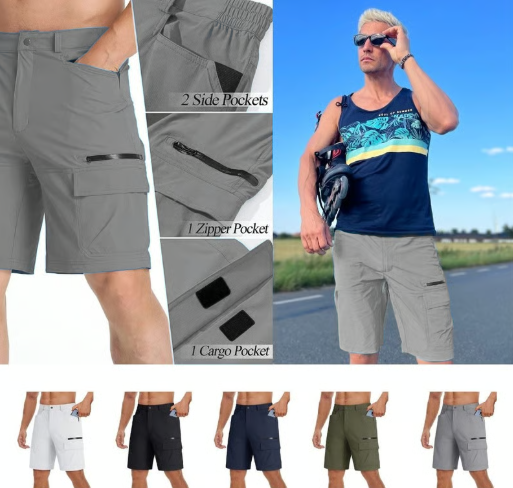 ✨Offre à durée limitée 49% de réduction🔥Short cargo décontracté d'extérieur pour homme👍🏼