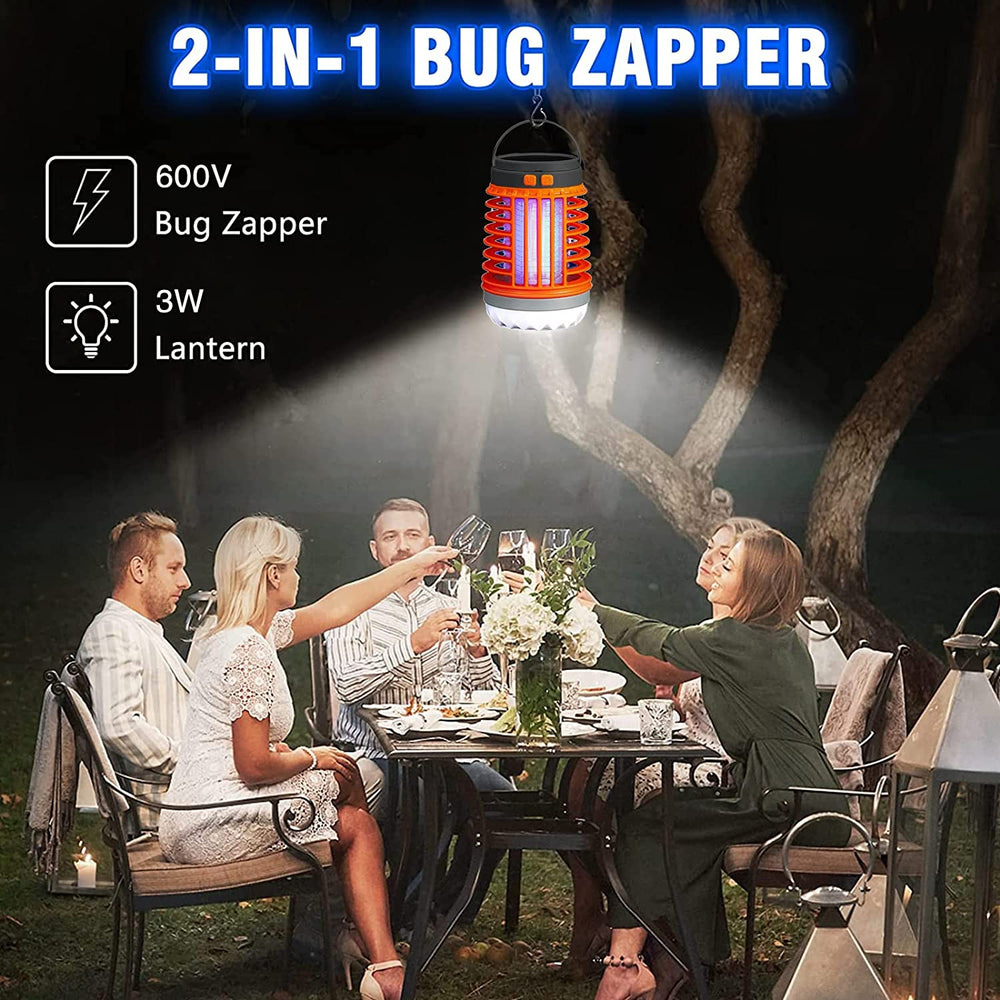 🔥מבצעי חיסול 49% הנחה - מנורת קוטל יתושים סולארית רב תכליתית לקמפינג