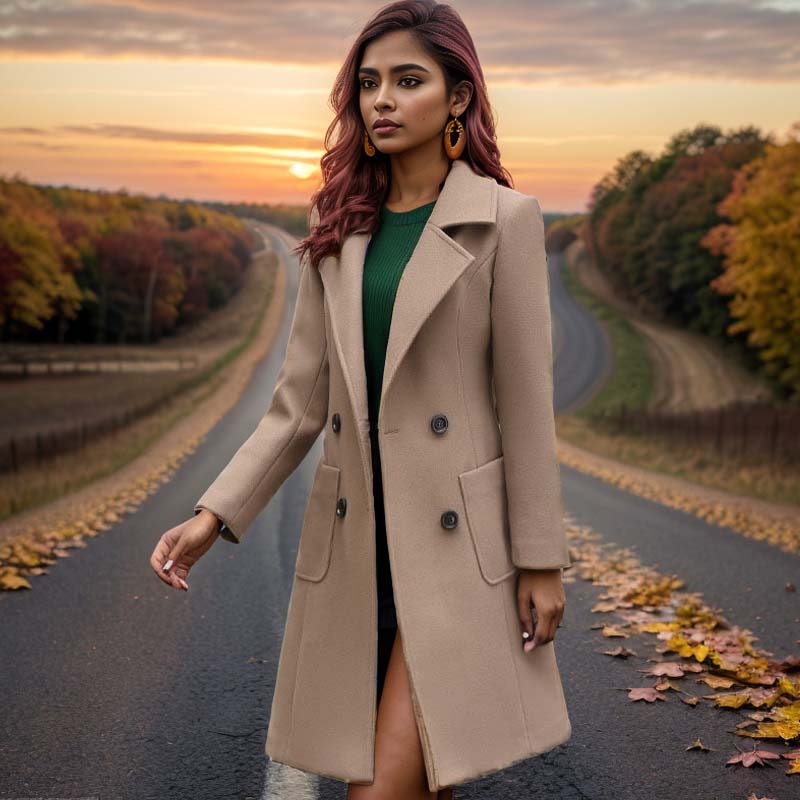 💜 LAST DAY PROMOTION - 50%OFF 💜 Women's Classic Mid-Length Elegant Coat