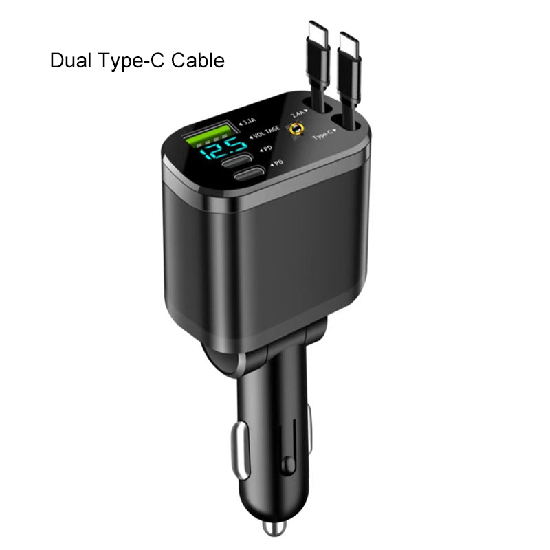 Szybka ładowarka samochodowa z oświetleniem otoczenia Starry Sky