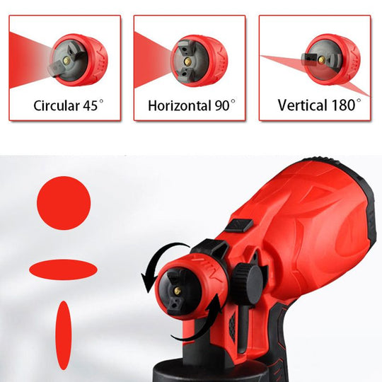 Pistola de pulverización de pintura de alta presión automática portátil