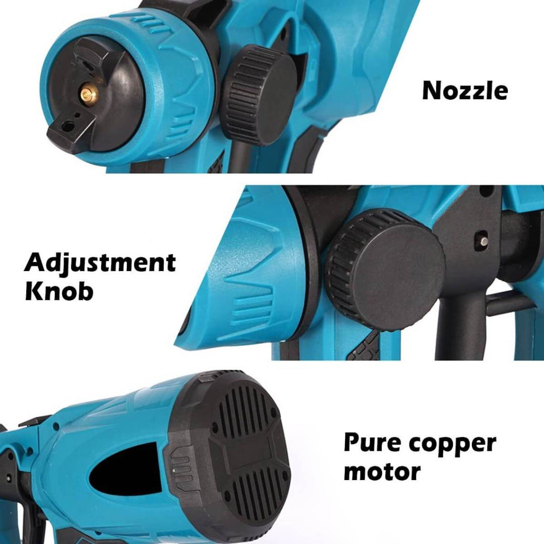 Rociador de pintura inalámbrico de alta presión