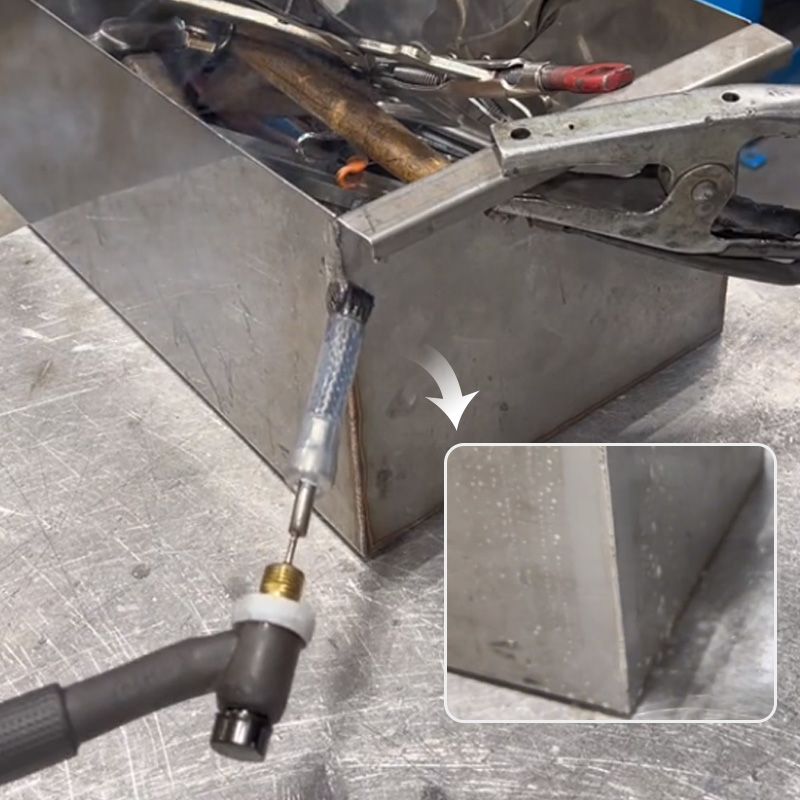 Hitsaushelmikäsittelyharjapää