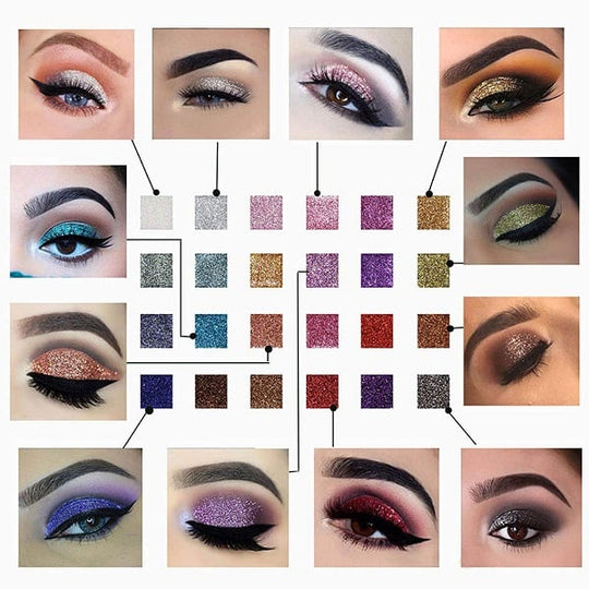 🔥Hot Sale - 50% off🔥✨10 Colors Glitter Shimmer Eyes Shadow Pallet