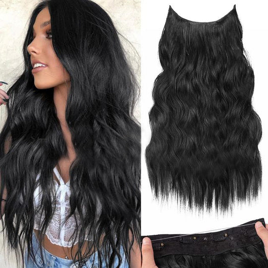 💖This Week's Hot Sales - 50% OFF🤩Women's Gradient Long Wavy Hair Wig, One-Piece with Adjustable Fit
