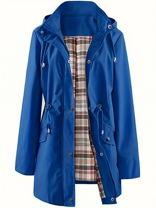 💐60% OFF🌧️🧥Women's Checkered Lining Waterproof Windbreaker