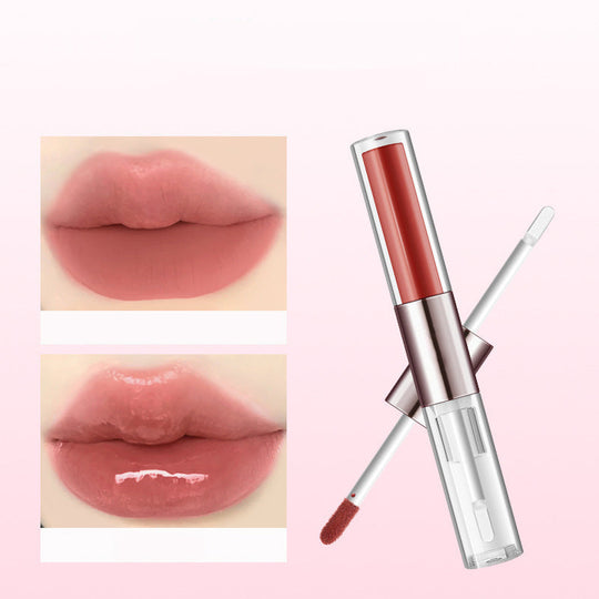 Perfect Twin Lip — Dual-Ended Liquid Lipstick with Velvet Matte Color and Glossy Shine