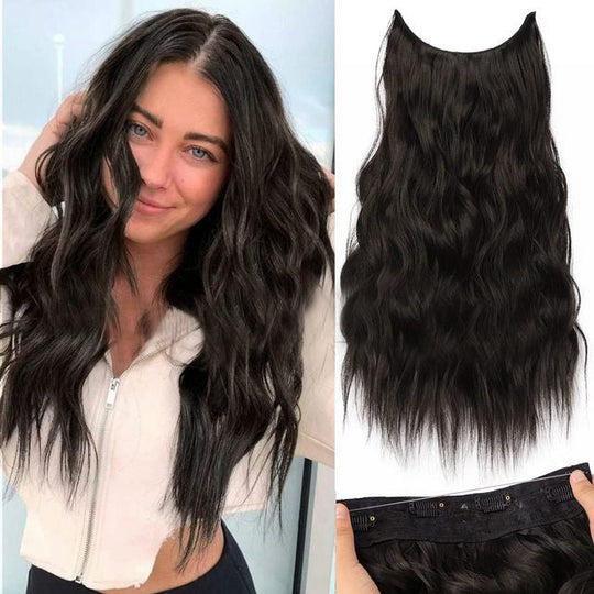 💖This Week's Hot Sales - 50% OFF🤩Women's Gradient Long Wavy Hair Wig, One-Piece with Adjustable Fit