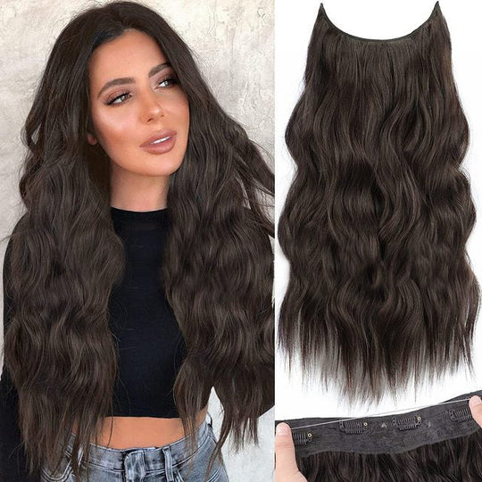💖This Week's Hot Sales - 50% OFF🤩Women's Gradient Long Wavy Hair Wig, One-Piece with Adjustable Fit