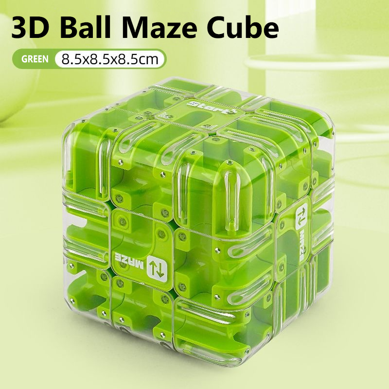 🎁🧩Large Labyrinth 3D Puzzle Maze Cube - Engaging Brain Teaser Toy