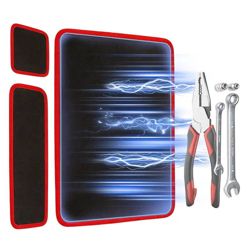 Flexible Magnetic Tool Mat & Tray Holder - Magnetic Tool Tray, Flexible Magnetic Mat, PVC & Non-Slip for Garage Workshop, Auto Repair Tools fathersdaygiftideas fathersdaygift
