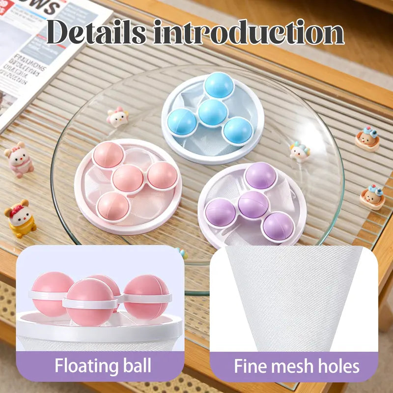 🧺🧦3 Counts Washing Machine Filter Bag