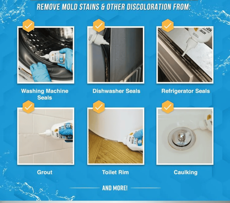 🔥LAST DAY- BUY 2 GET 1 FREE!!⚡50K+ SOLD!🏠Mold Removal Gel Multi-Purpose Household Cleaning Gel