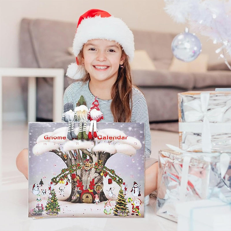 🎄 60% OFF NOW! 🎁 2025 Christmas Gnome Advent Calendar - 24 Surprise Doors with Festive Treats, Perfect Holiday Countdown for Kids & Families 🧙‍♂️✨
