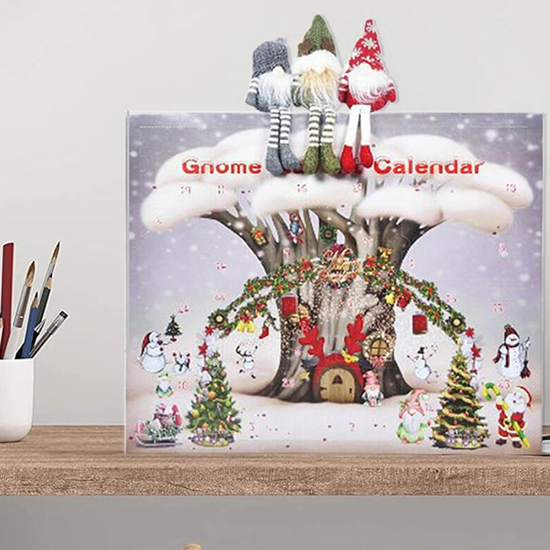 🎄 60% OFF NOW! 🎁 2025 Christmas Gnome Advent Calendar - 24 Surprise Doors with Festive Treats, Perfect Holiday Countdown for Kids & Families 🧙‍♂️✨