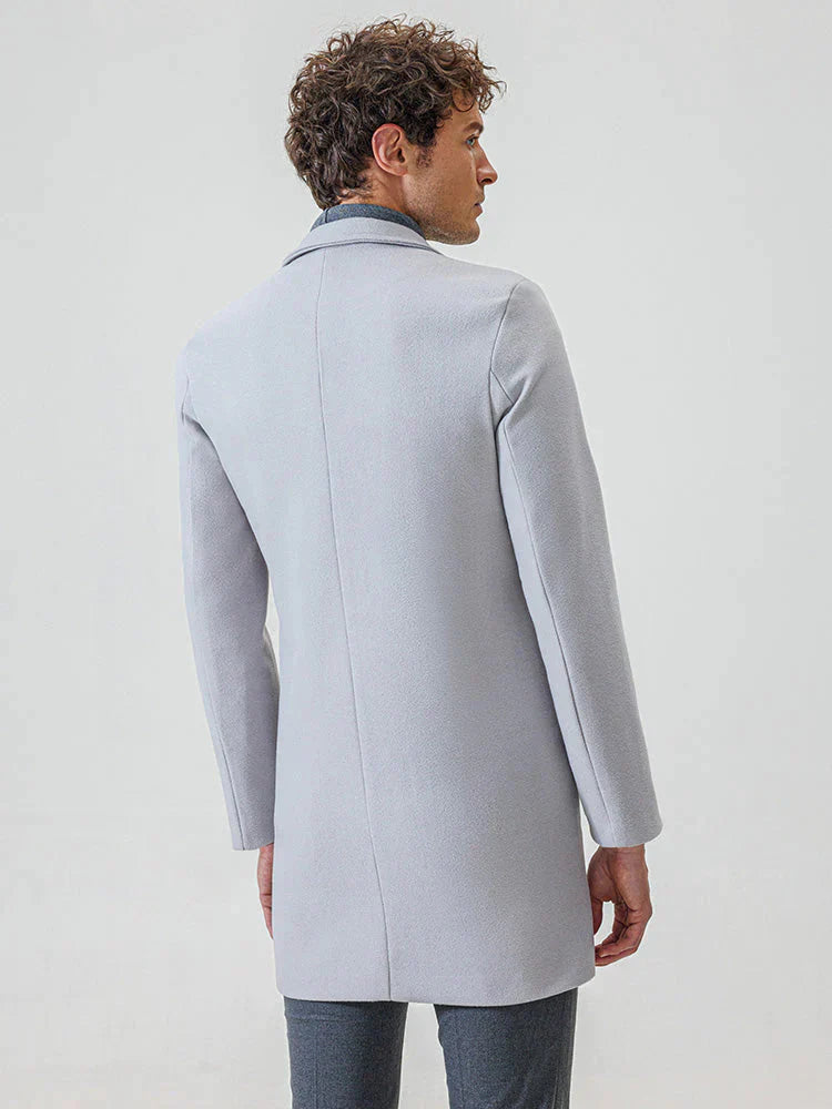 👔 Veste classique pour homme à boucle simple rangée, couleur unie - Un indispensable du quotidien