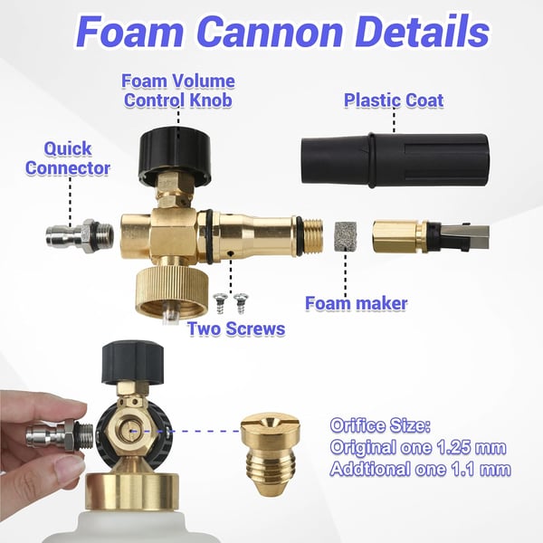 Multi-function foam high-pressure water gun