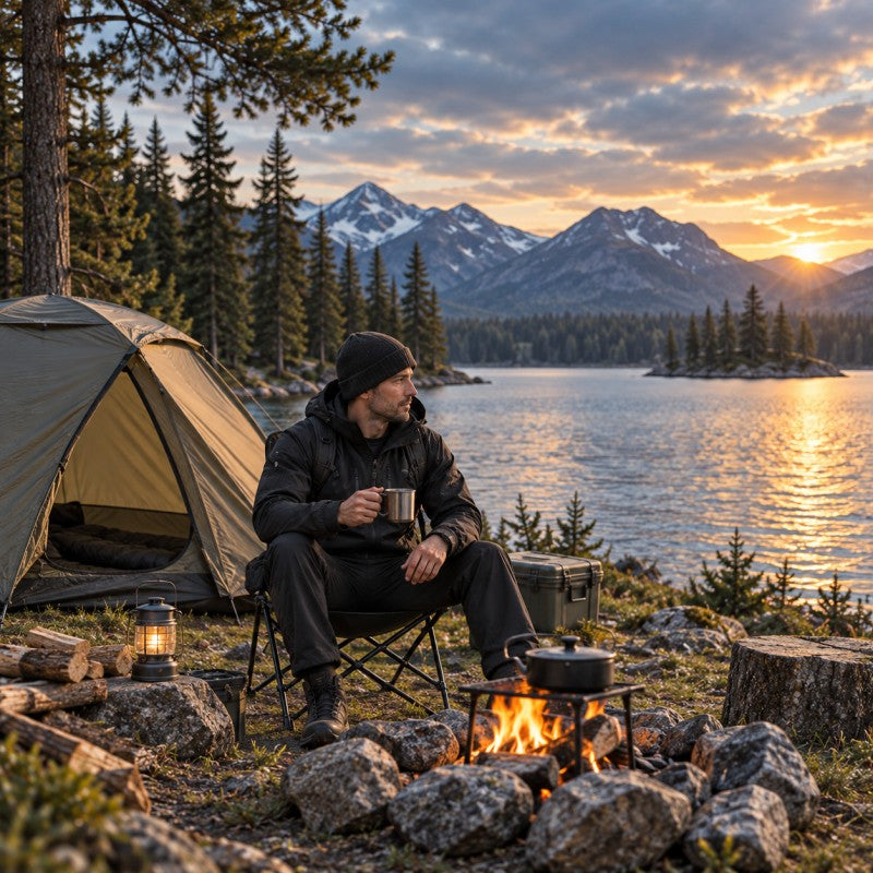 ⏳LAST DAY SALE!!💥 Built for Wind & Rain🌧️Men's Waterproof Insulated Outdoor Jacket