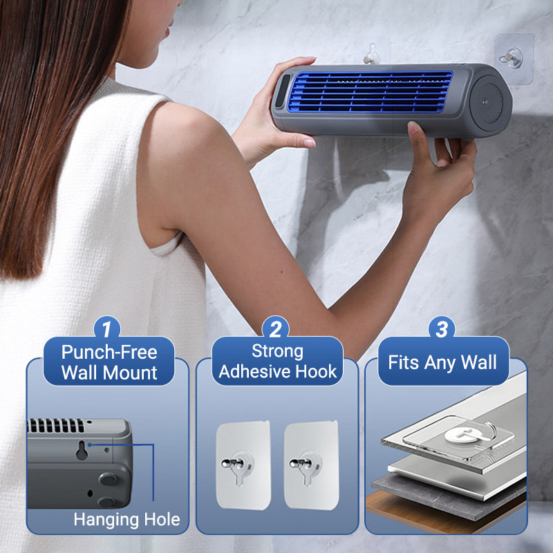 🌊2-in-1 Portable Turbo Tower Fan❄️