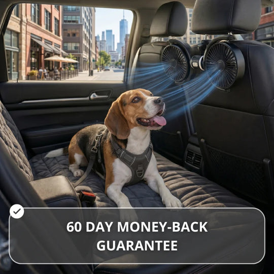 Teepor™ Backseat Dog Cooling Fans (USB-A)
