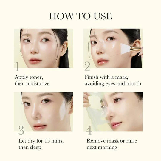 [Medicubeofficial] Kojic Acid Gurmeric Night Wrapping Mask | Overnatt Wrapping Mask, Morning Shed, Gurkmeja, niacinamid, C -vitamin