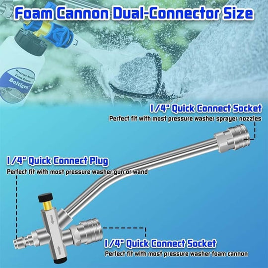 Multi-function foam high-pressure water gun