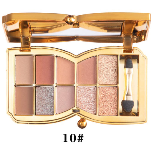 🔥Hot Sale - 50% off🔥✨10 Colors Glitter Shimmer Eyes Shadow Pallet