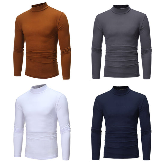 Cotton High-necked Thermal T-shirt