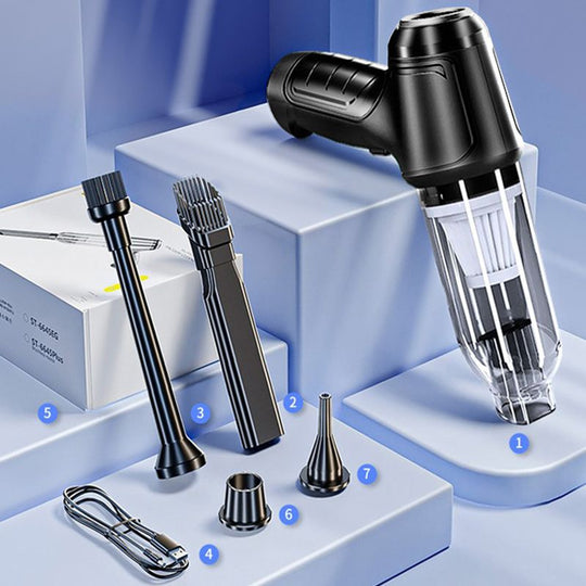 Krachtige draadloze auto -stofzuiger