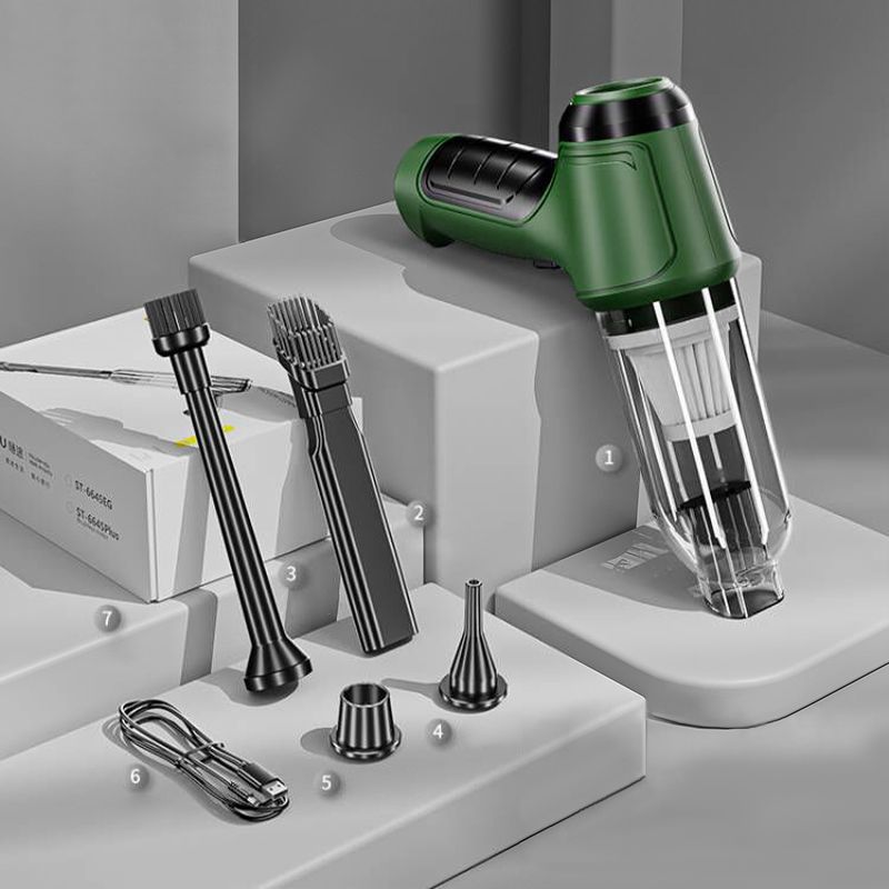 Krachtige draadloze auto -stofzuiger