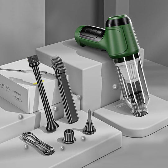 Krachtige draadloze auto -stofzuiger