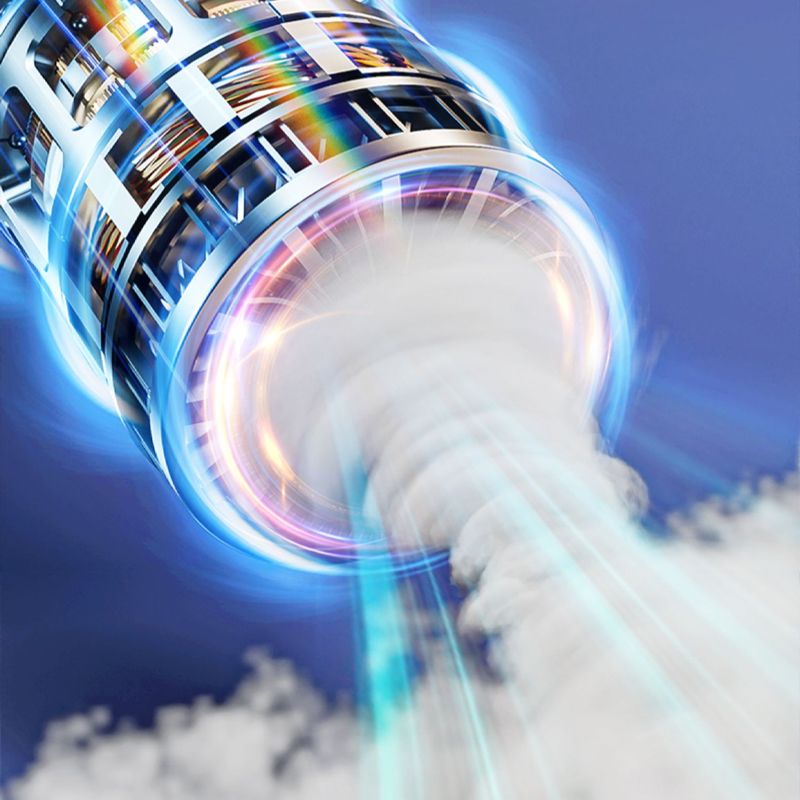 Krachtige draadloze auto -stofzuiger