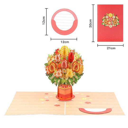 🏆PRODANO JE 35 000+! 🌼💌 3D cvjetna kartica s vječnim cvijetom – personalizirana ljubavna poruka &  Vječni cvat 🎁