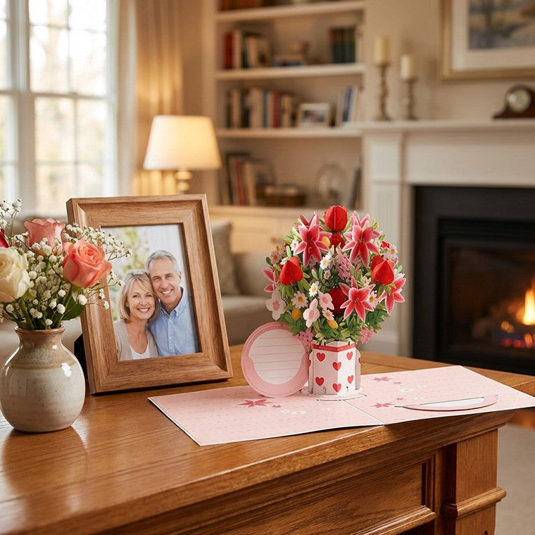 🏆PRODANO JE 35 000+! 🌼💌 3D cvjetna kartica s vječnim cvijetom – personalizirana ljubavna poruka &  Vječni cvat 🎁